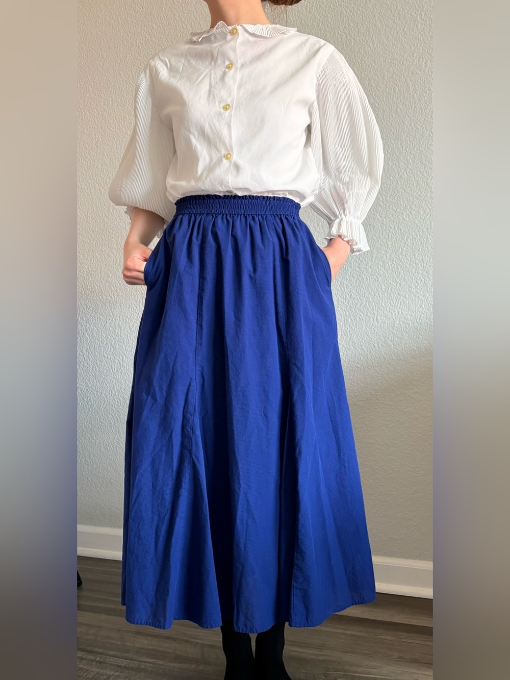 UNIQLO - Blue Mermaid Long Skirt - XS
